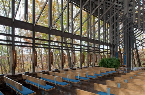 Thorncrown Chapel Interior