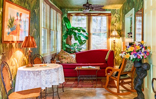 The Emily Dickinson Living Room Area