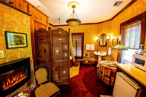 The Robert Stevenson Wide Angle View of the Bathroom Area