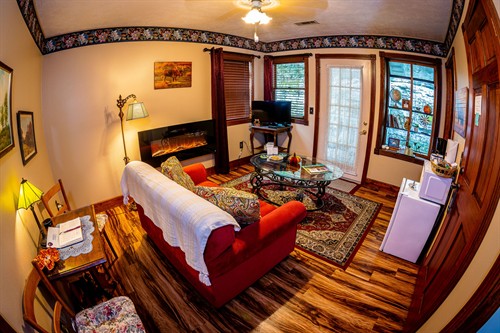 The Henry David Thoreau Wide Angle View of the Living Room Area