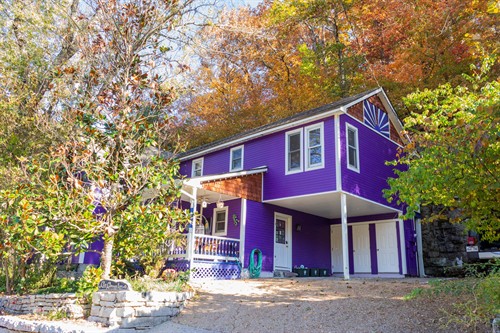 The Cliff Cottage Inn Purple House