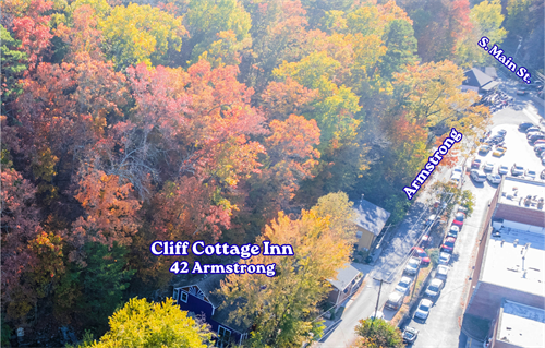 The Cliff Cottage Inn Directions from Main Street