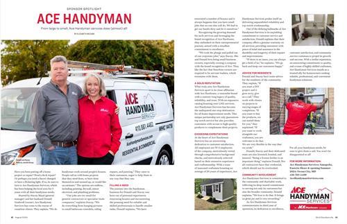 Davidsonville Stroll feature article: Ace Handyman Services Annapolis - August 2024