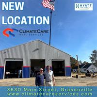 ClimateCare HVAC Services Celebrates Grand Opening of New Grasonville Location