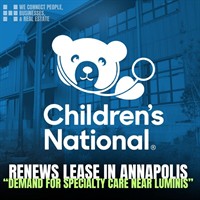 Children’s National Renews at 1730 West Street in Downtown Annapolis