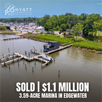 Hyatt Commercial Represents Seller in $1.1M Edgewater Marina Sale
