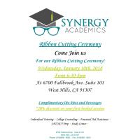 Ribbon Cutting Ceremony at Synergy Academics