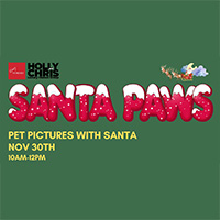 Santa Paws, Pet Pictures with Santa Clause