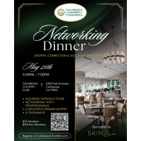 Upcoming Event: Calabasas Chamber's First-Ever Networking Dinner