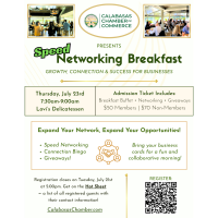 Upcoming Event: Calabasas Chamber's Speed Networking Breakfast