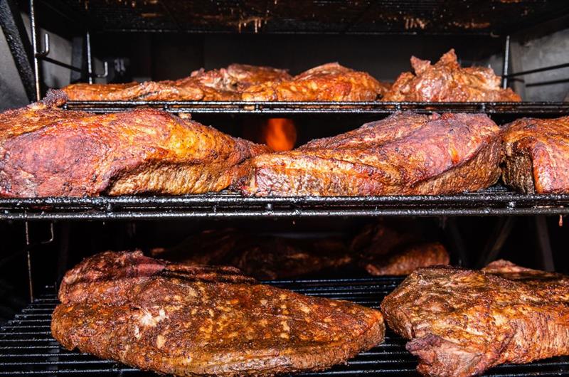 Brisket on Pit