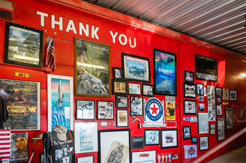 Military Appreciation Wall