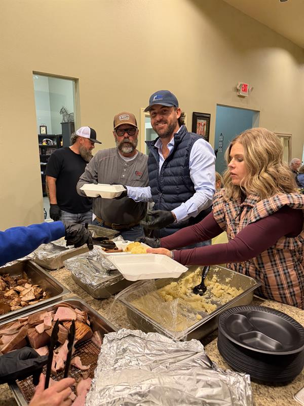 Tucker Schneemann volunteers with Idle Hands Ministries