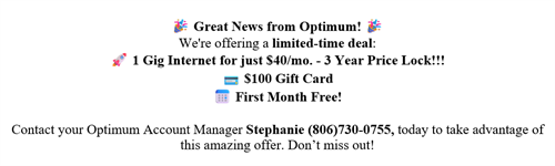 Exclusive Offer, JUST FOR LUBBOCK!!! Exclusive Offer, JUST FOR LUBBOCK!!!