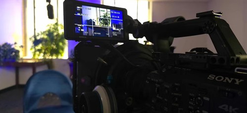 Precision camera and lighting setup designed for polished brand, testimonial, and commercial content.