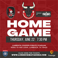 Lubbock Matadors vs. Austin United FC