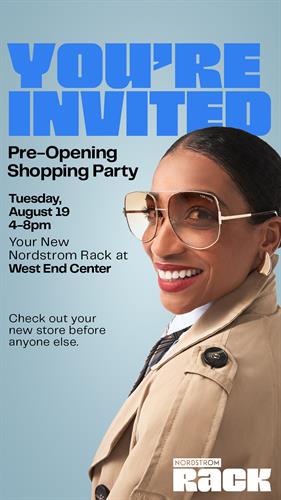 Join us for a PRE-OPENING SHOPPING PARTY!! LIMITED SPOTS! Join us for a PRE-OPENING SHOPPING PARTY!! LIMITED SPOTS!