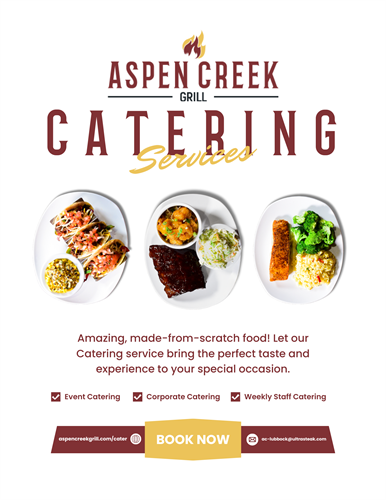 Our Catering Flyer! Our Catering Flyer!