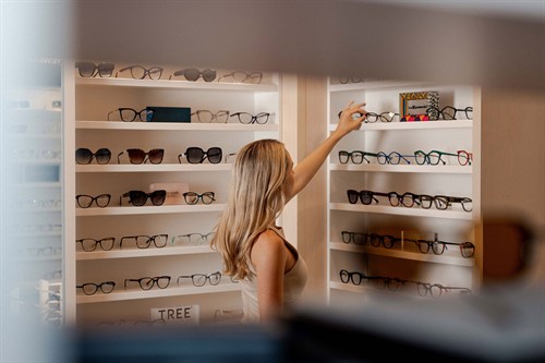 Full range of designer frames in store