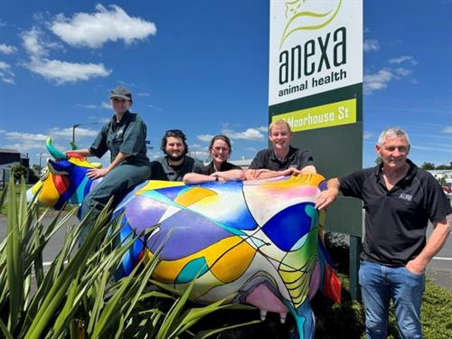 Our Morrinsville Production Animal vet team.