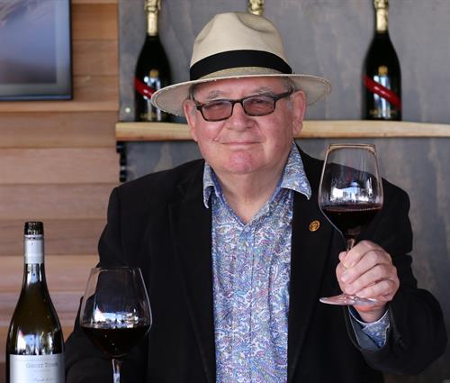 Bob Campbell, New Zealand's most knowledgable wine expert and co-host of Comedy Cellar.