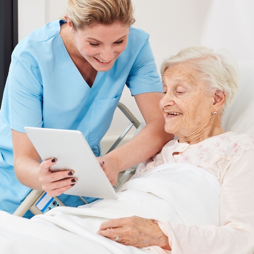 Aged care patients recieve urgent care at their bedside
