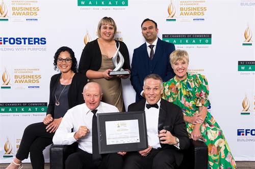 SWIFT Team at 2023 Waikato Chamber Business Awards SWIFT Team at 2023 Waikato Chamber Business Awards