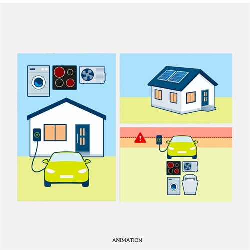 Custom animation and explainer video design by Bee Creative for WEL Networks, turning complex energy and technology concepts into clear visual stories.