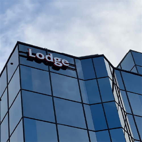 Lodge Harwood Street 3D Illuminated Skyline Signage