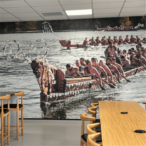 Te Kohao Health Clinic Cultural Wall Decal Design