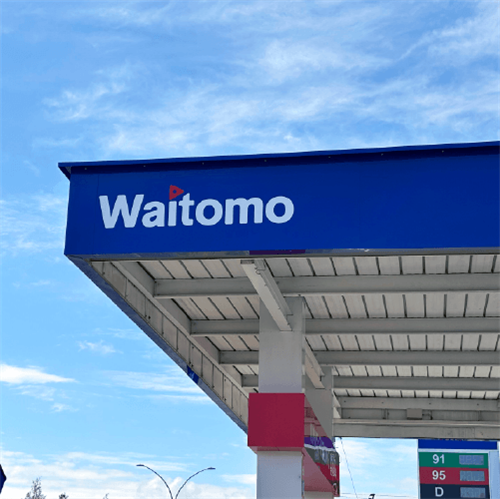 Waitomo Group Service Station Signage Fit Out