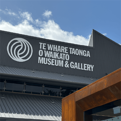 Waikato Museum Exterior Signage