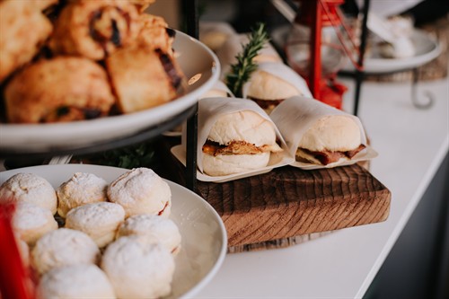 Top class catering by skilled on-site chefs