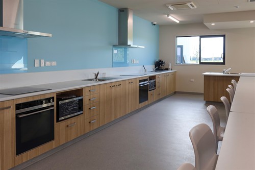 School Kitchen Cabinetry
