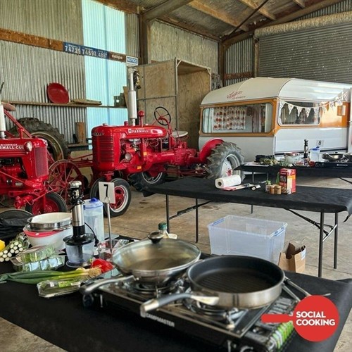 Offsite set up at client's private space in Otorohanga