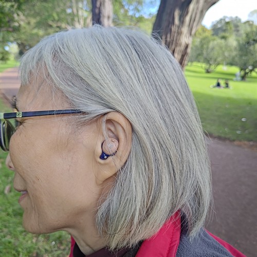 Well fitted custom hearing aid that is comfortable to wear and provides the proper sounds that the client needs