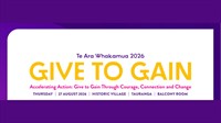 Member Event: Te Ara Whakamua: Give to Gain