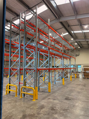 HD Racking with Safety Barriers