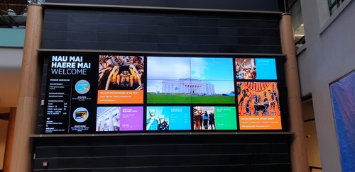 Auckland Museum - Videowall design, installation and commissioning