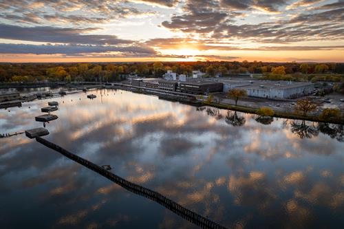 DeZURIK Manufacturing Plant along Mississippi River