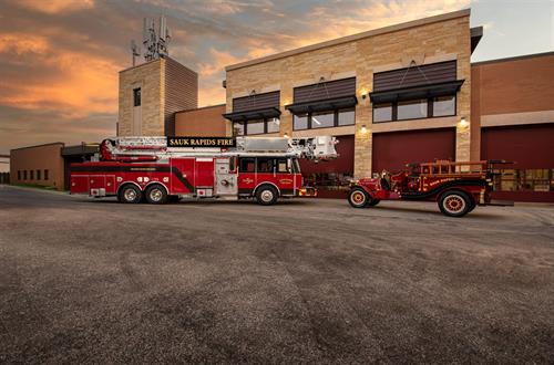 Sauk Rapids Fire Department Fire Trucks