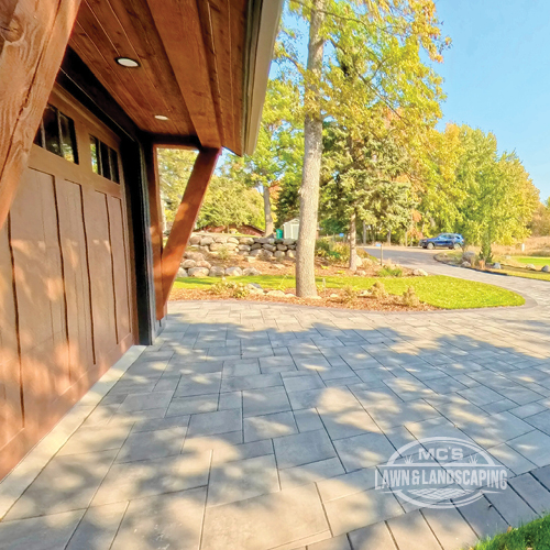 Paver Stone Driveway
