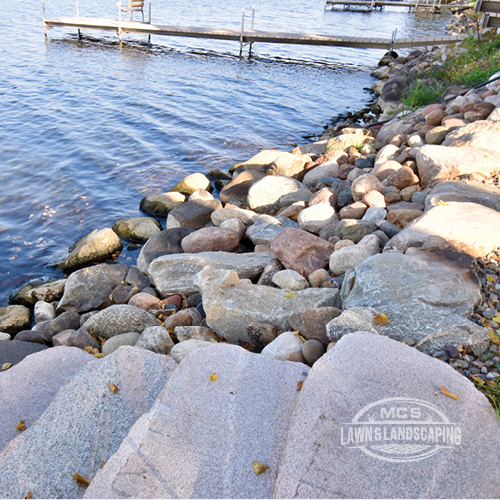 Lakeshore Rip Rap and Stairs