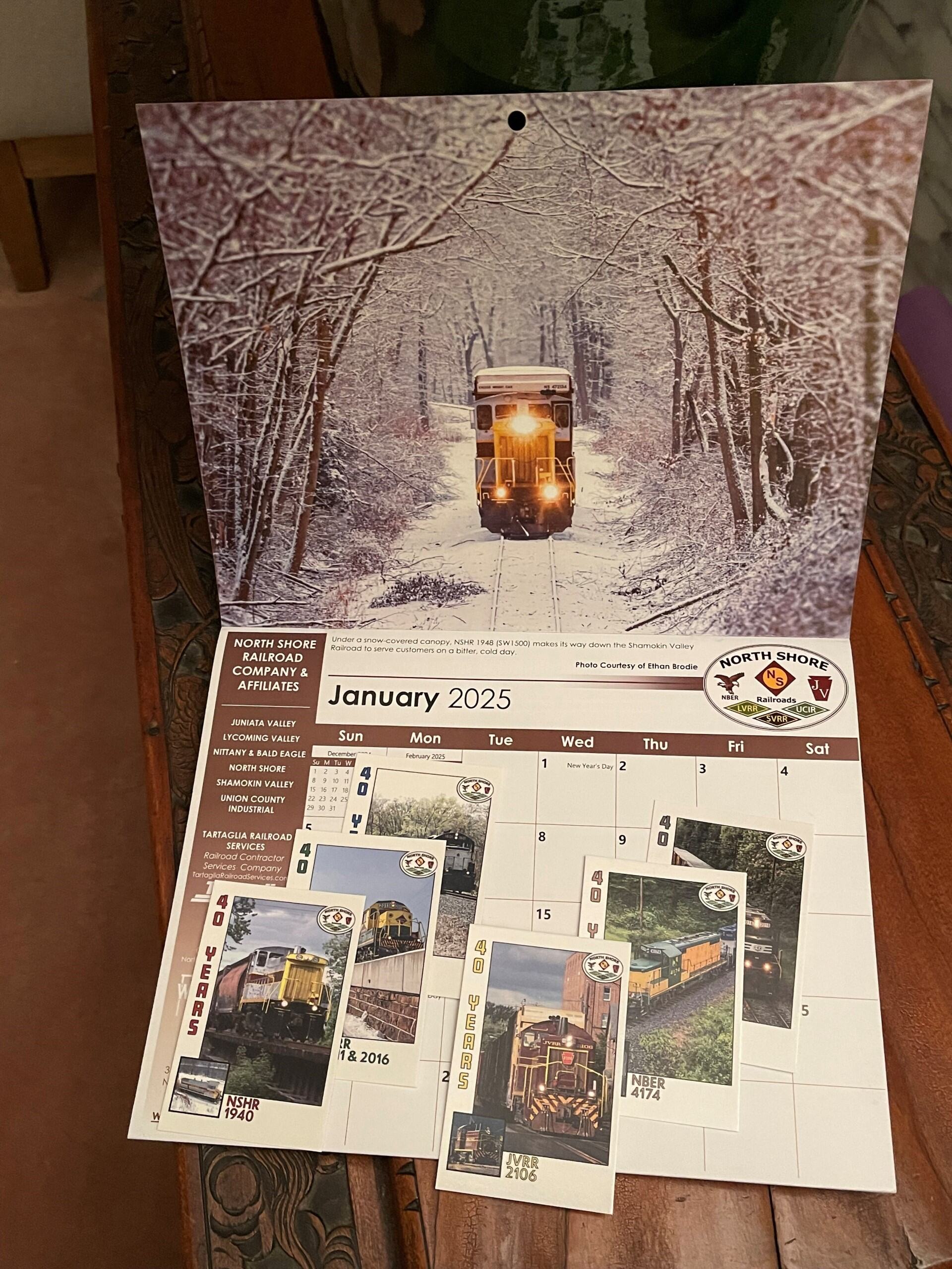 Chamber Happenings North Shore Railroad's 2025 Calendar Available Now