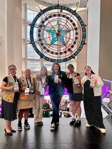 Girl Scouts Heart of Michigan Delegates at the Girl Scouts of the USA National Council Session