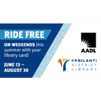 Ride FREE on Weekends This Summer Through August - Just Show Your Library Card!