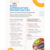 Sponsorship Opportunity to Support AAPS Teachers and Showcase Your Brand