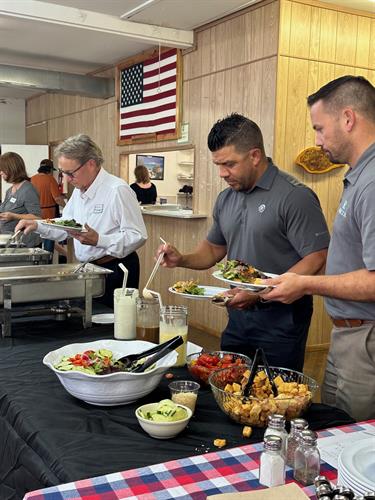 July Quarterly Luncheon sponsored by Red, White, Blue Veterans of Bastrop County