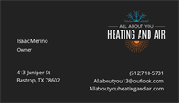 All About You Heating and Air - Bastrop