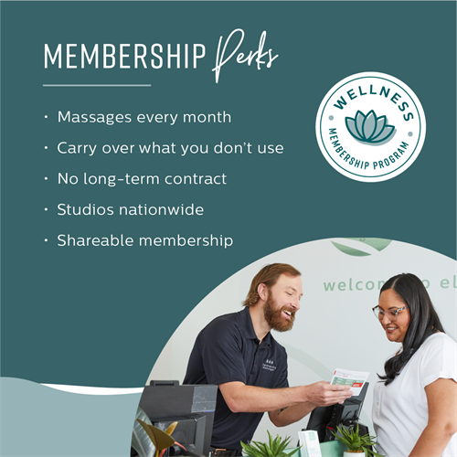 Make the benefits of massage part of your wellness routine with our monthly Wellness Program